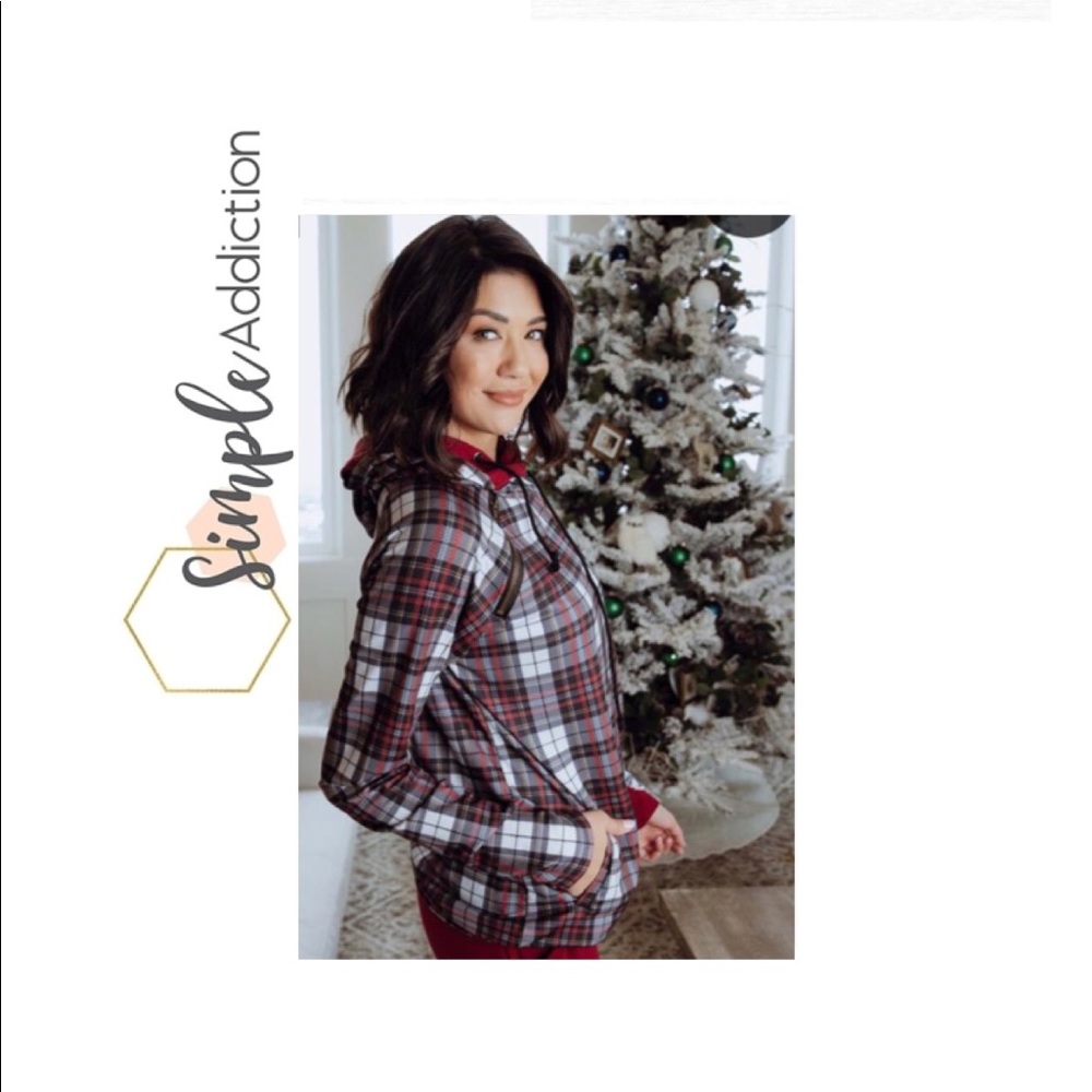 Women’s Plaid Boutique Double Hoodie